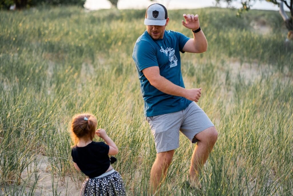 dad and daughter