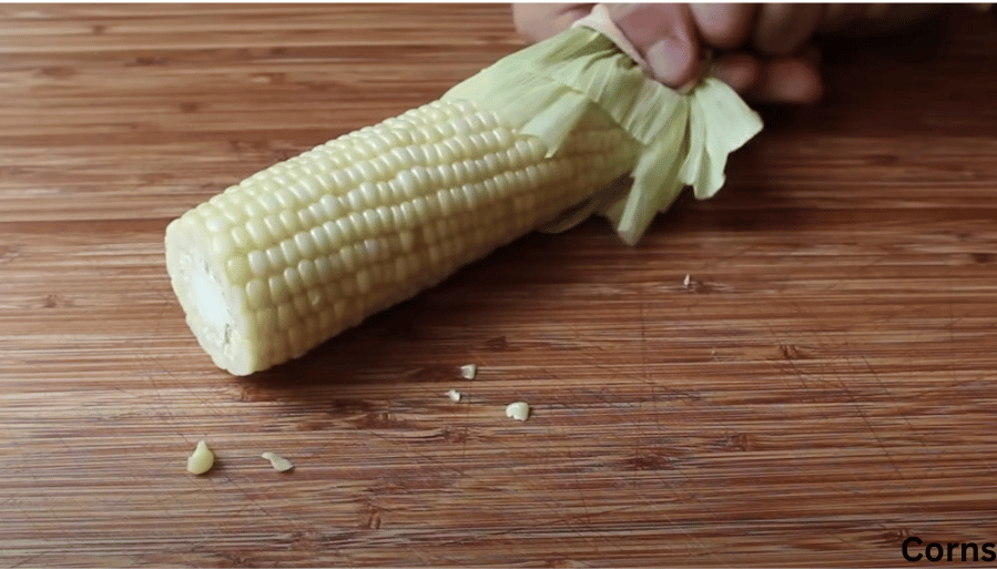 Perfect silk-free corn on the cob