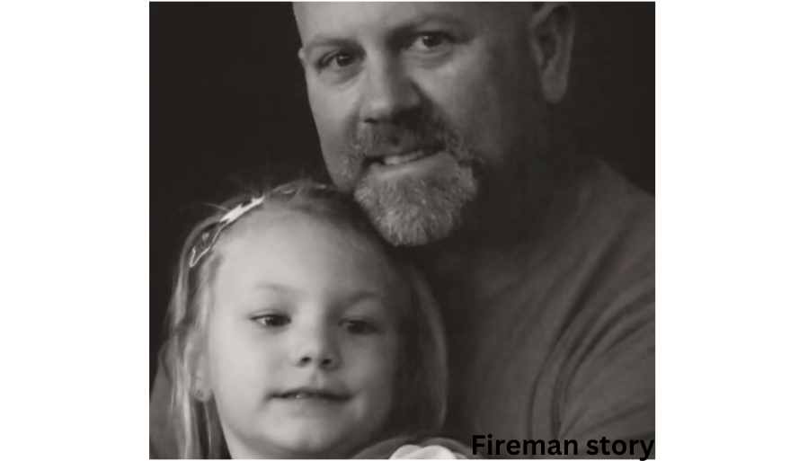 Firefighter adopts own daughter