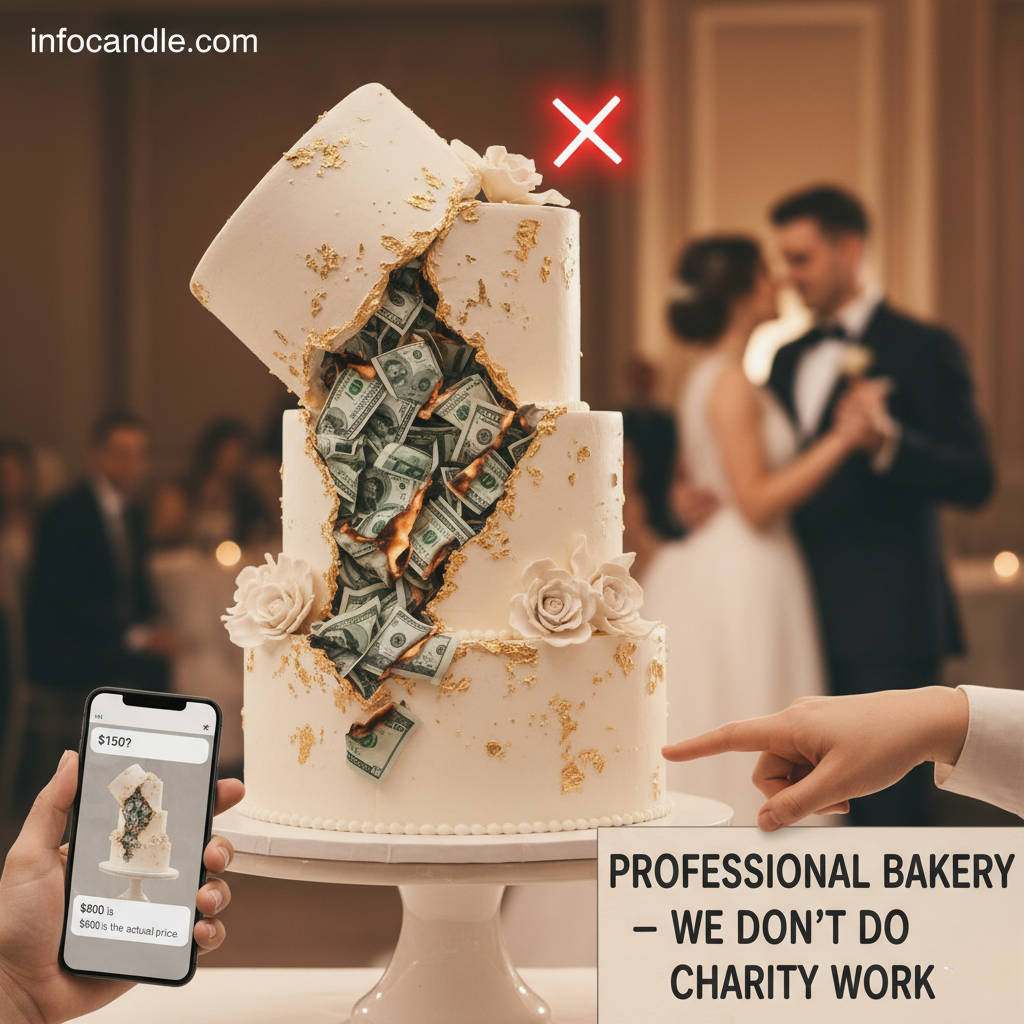 wedding cake drama