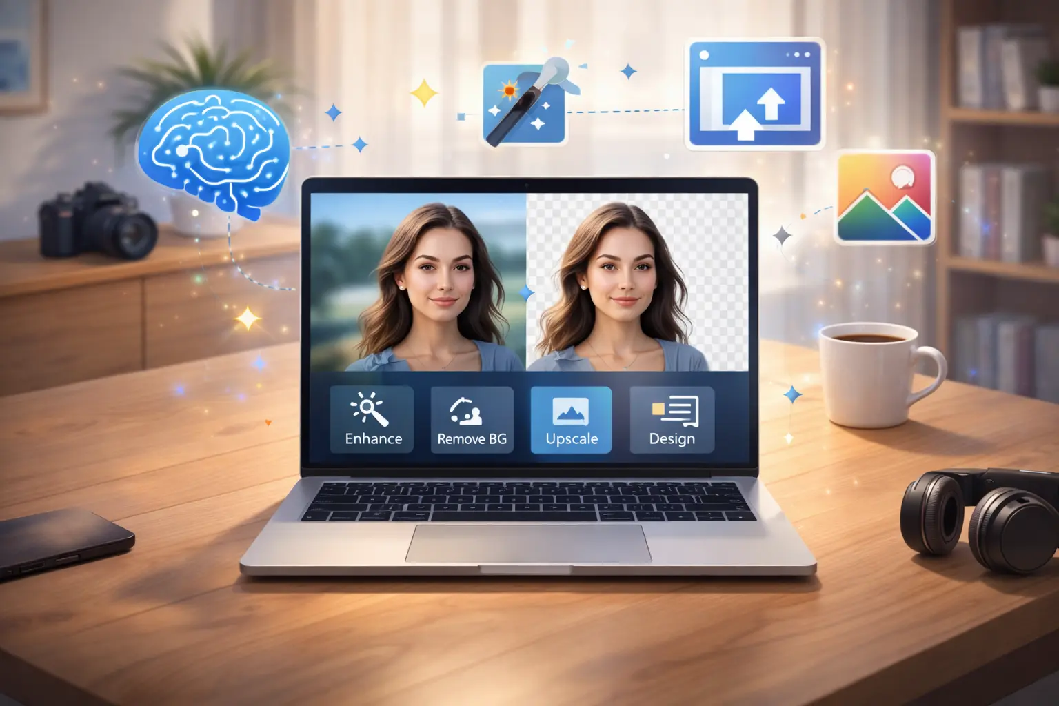 free AI tools for image editing and graphic design