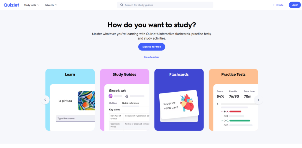 Quizlet-screenshot