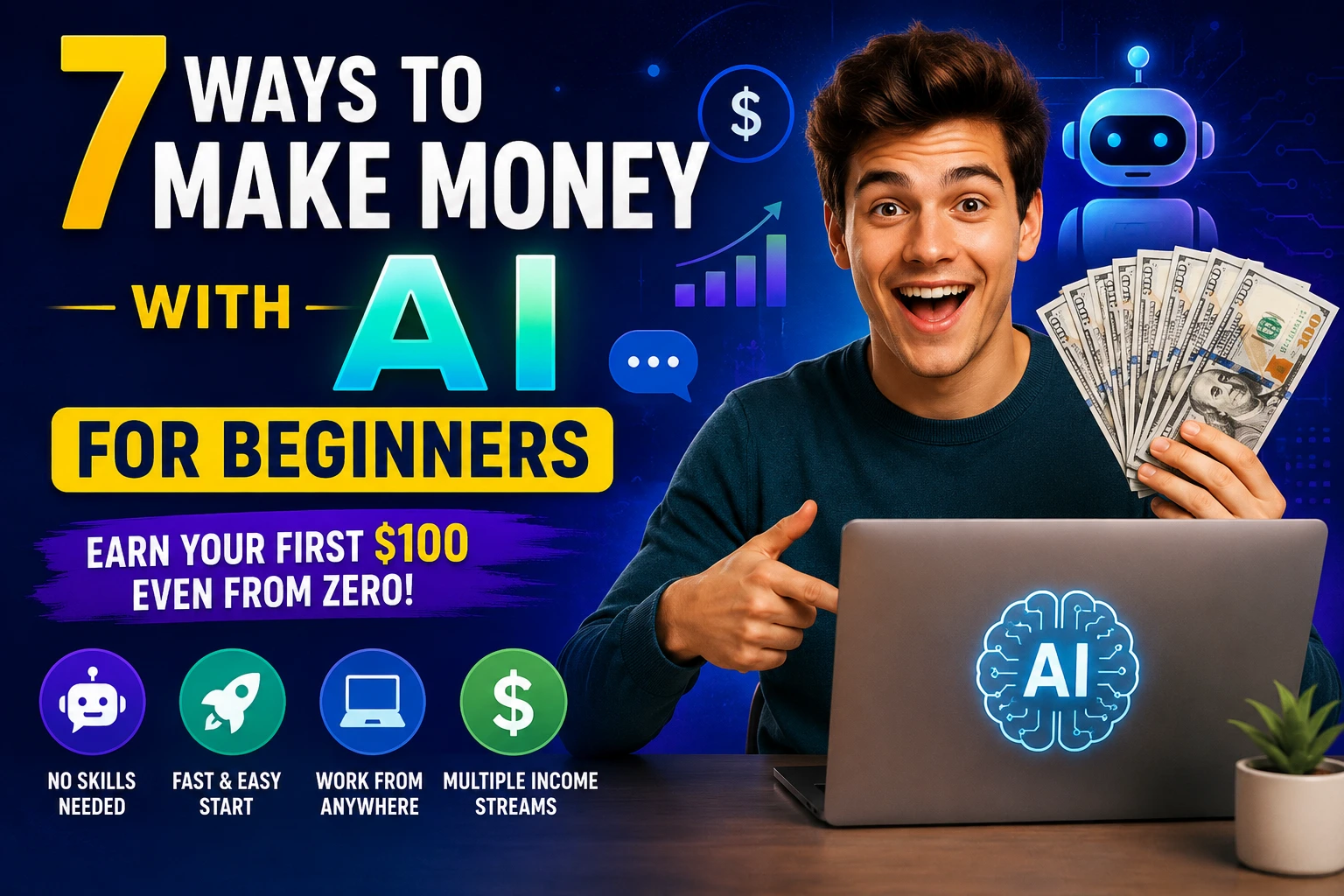 make money with ai for beginners