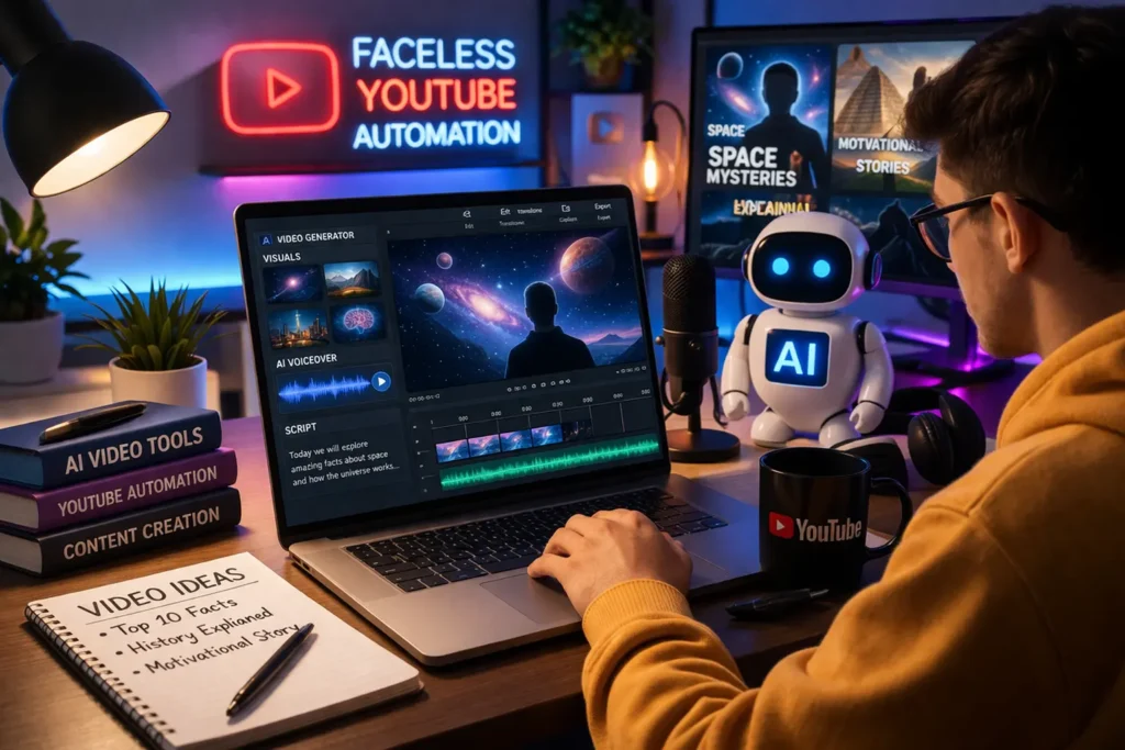 Free AI Tools for Faceless YouTube Videos Without Credit Card (2026 Guide) Free AI Tools for Faceless YouTube Videos Without Credit Card (2026 Guide)