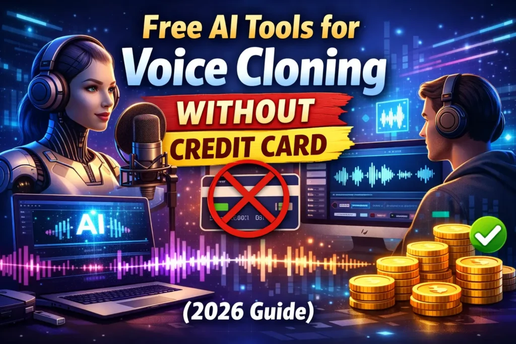 Free AI Tools for Voice Cloning Without Credit Card (2026 Guide) Free AI Tools for Voice Cloning Without Credit Card