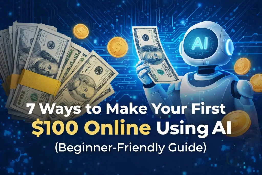 Make Money with AI for Beginners: 7 Easy Ways to Earn Your First $100 Online make money with ai for beginners