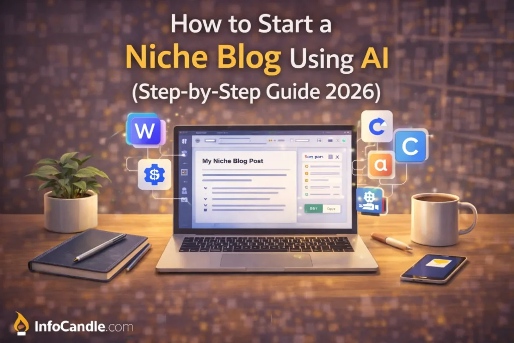 start a niche blog using AI