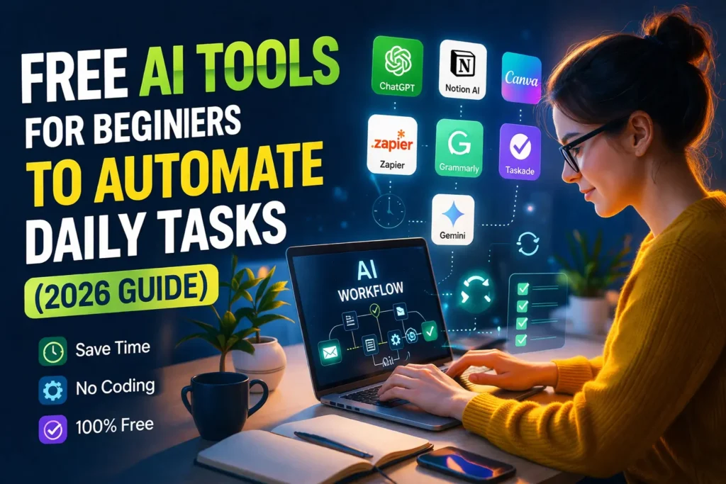 Free AI Tools for Beginners to Automate Daily Tasks Without Coding
