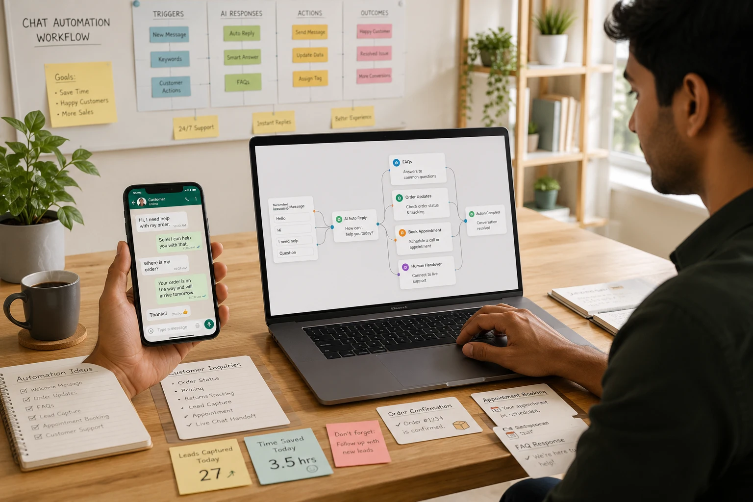 Free AI Tools for WhatsApp and Chat Automation Without Coding (2026 Guide)